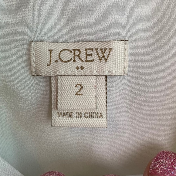 J. Crew White Sleeveless Button Up Blouse - Picture 3 of 6